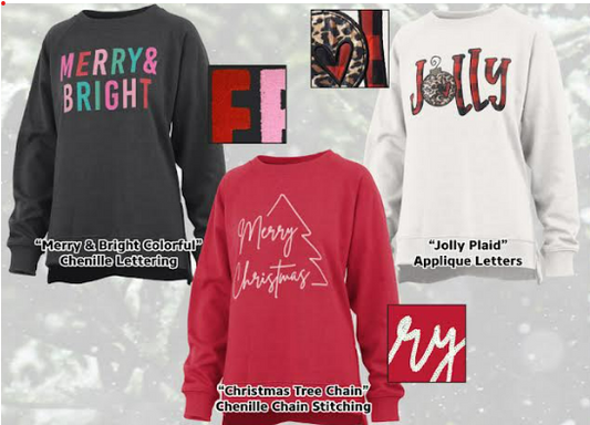 Christmas Royce Apparel Crewnecks