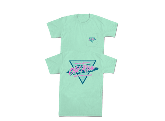 Old Row Retro Triangle 2.0 Pocket Tee - Island Reef
