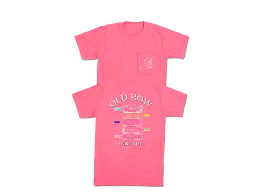 Old Row Wine Not Pocket Tee - Crunchberry
