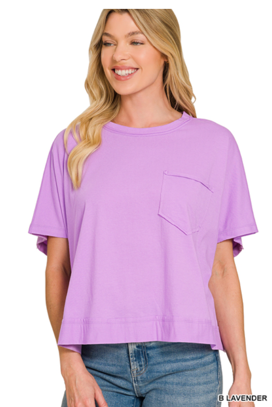 The Lazy Day Top - Lavender