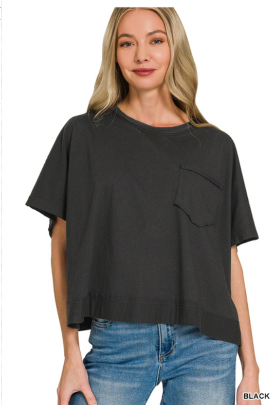 The Lazy Day Top - Black