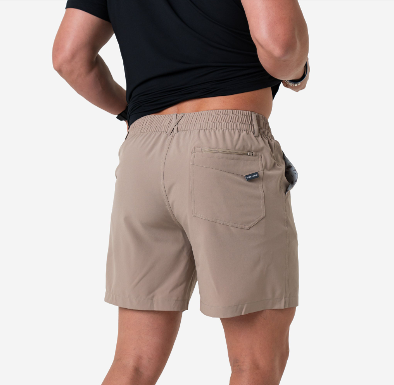 Burlebo Everyday Short - Cobblestone Khaki