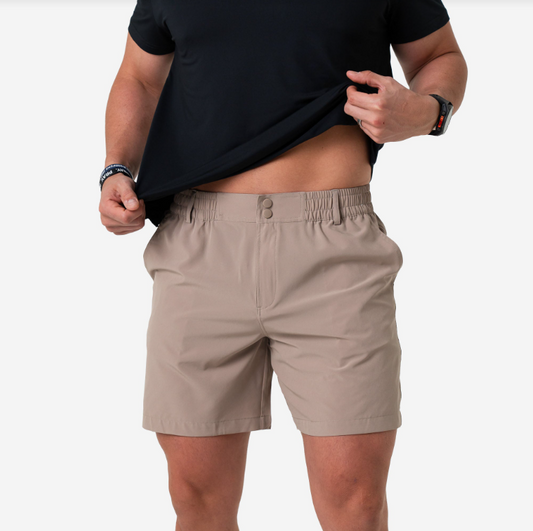 Burlebo Everyday Short - Cobblestone Khaki