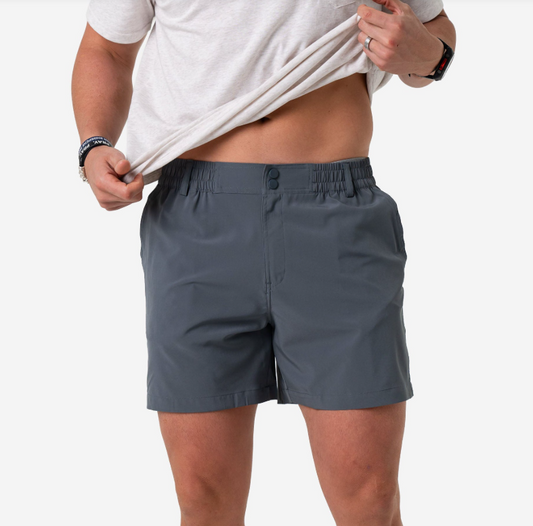 Burlebo Everyday Short - River Rock Grey