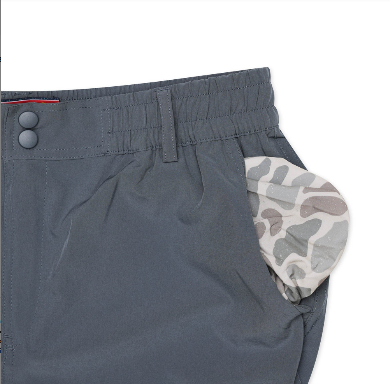 Burlebo Everyday Short - River Rock Grey