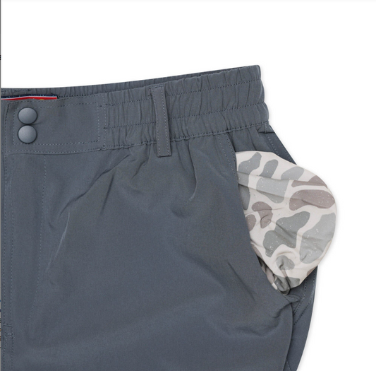 Burlebo Everyday Short - River Rock Grey