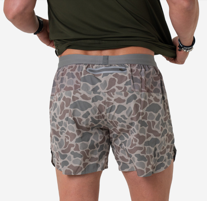 Burlebo Training Shorts- Classic Deer Camo