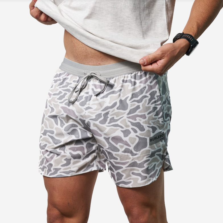 Burlebo Training Shorts- White Camo