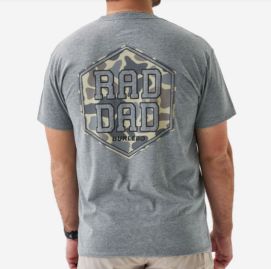 Burlebo Short Sleeve Tee - Rad Dad Deer Camo
