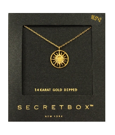 Secret Box Sun Necklace