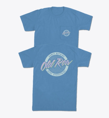 Old Row Circle Logo Washed Denim