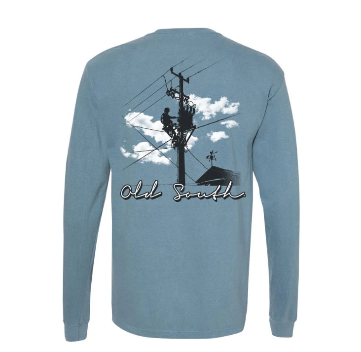 Old South Long Sleeve Tee - Lineman