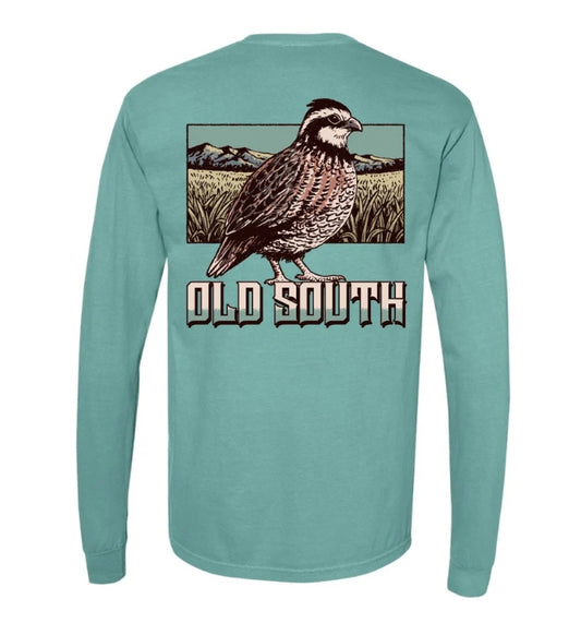 Old South Long Sleeve Tee - Bobwhite Quail