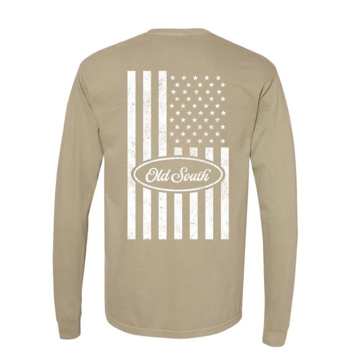 Old South Long Sleeve Tee - Stars, Stripes, & Camo
