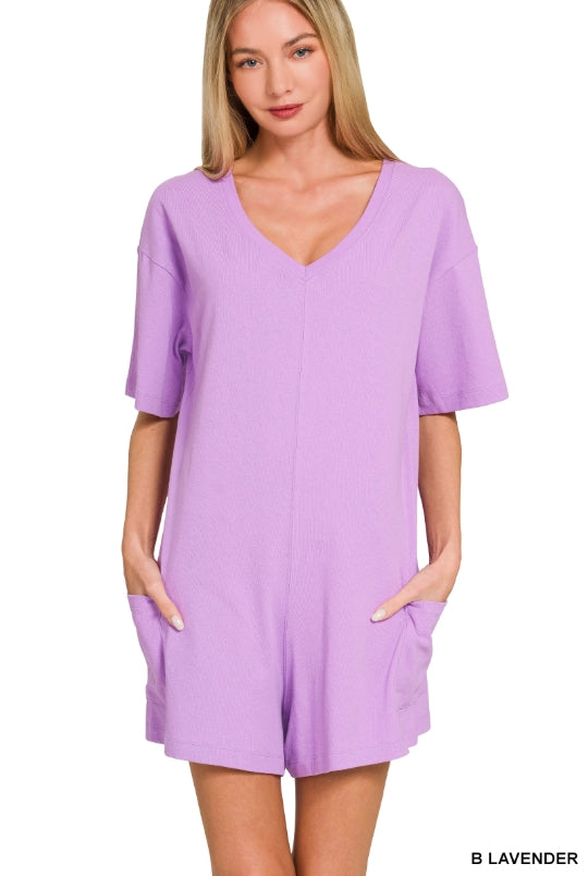 Thrown On and Go Romper