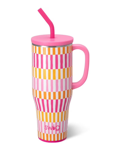 Swig 40oz Mega Mug- Sherbet Stripe