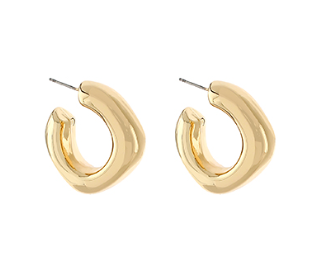 Puffy Square Hoops