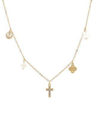 Cross Charm Necklace