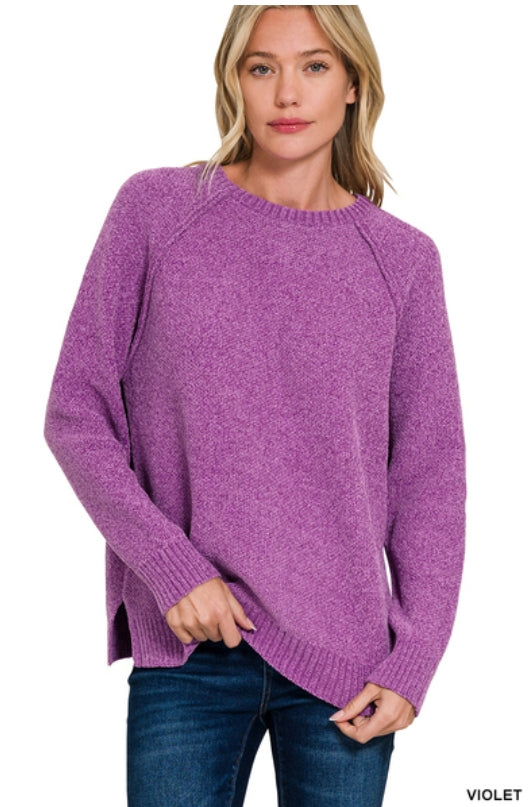 Family Moments Sweater - Violet