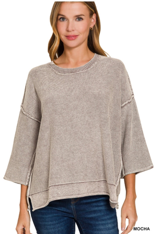 Boss Up Sweater - Mocha