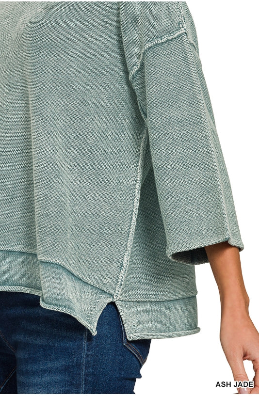 Boss Up Sweater - Ash Jade