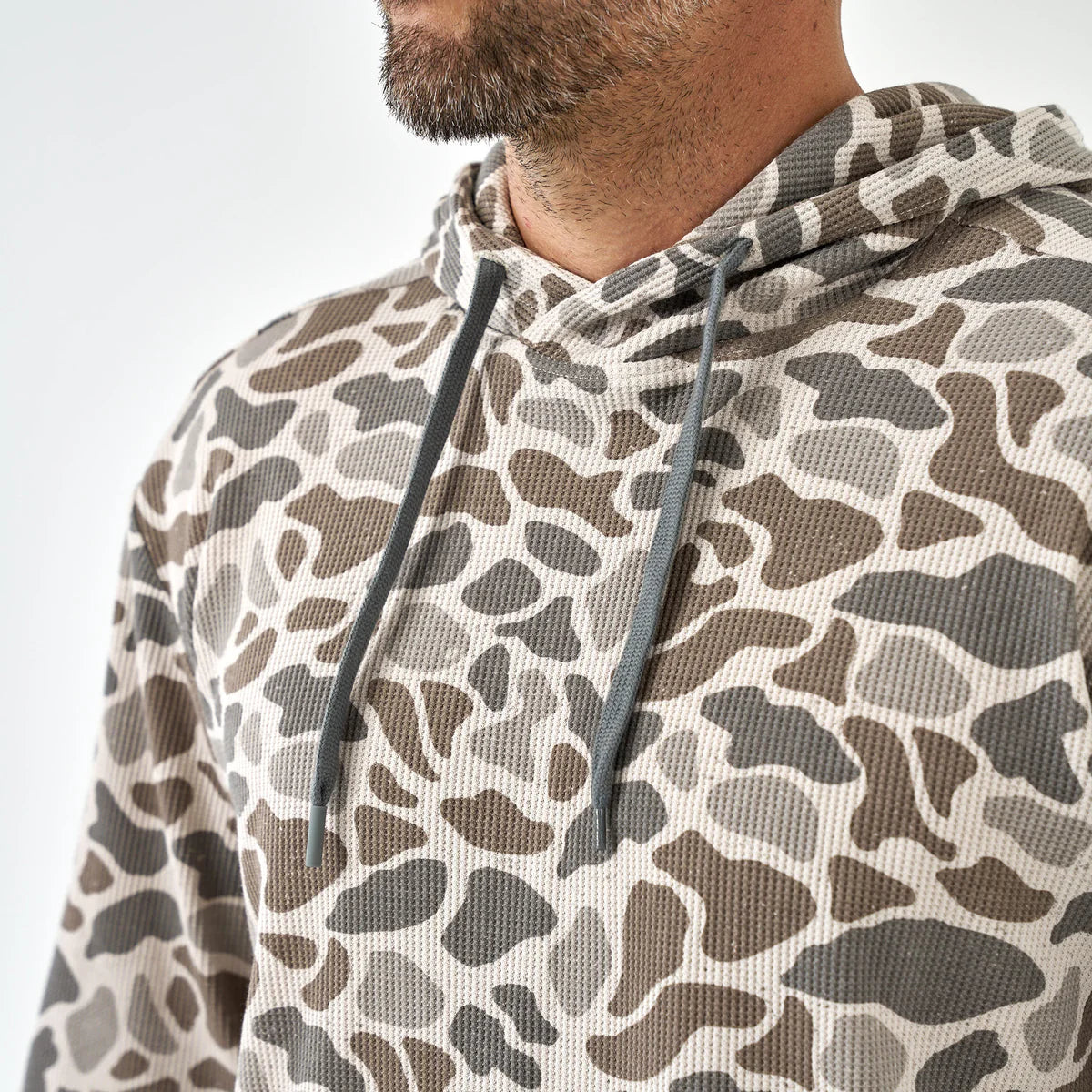 Burlebo Thermal Hoodie- Classic Deer Camo