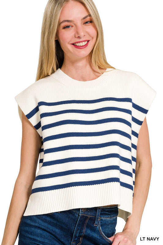 The Kimberly Top - Light Navy