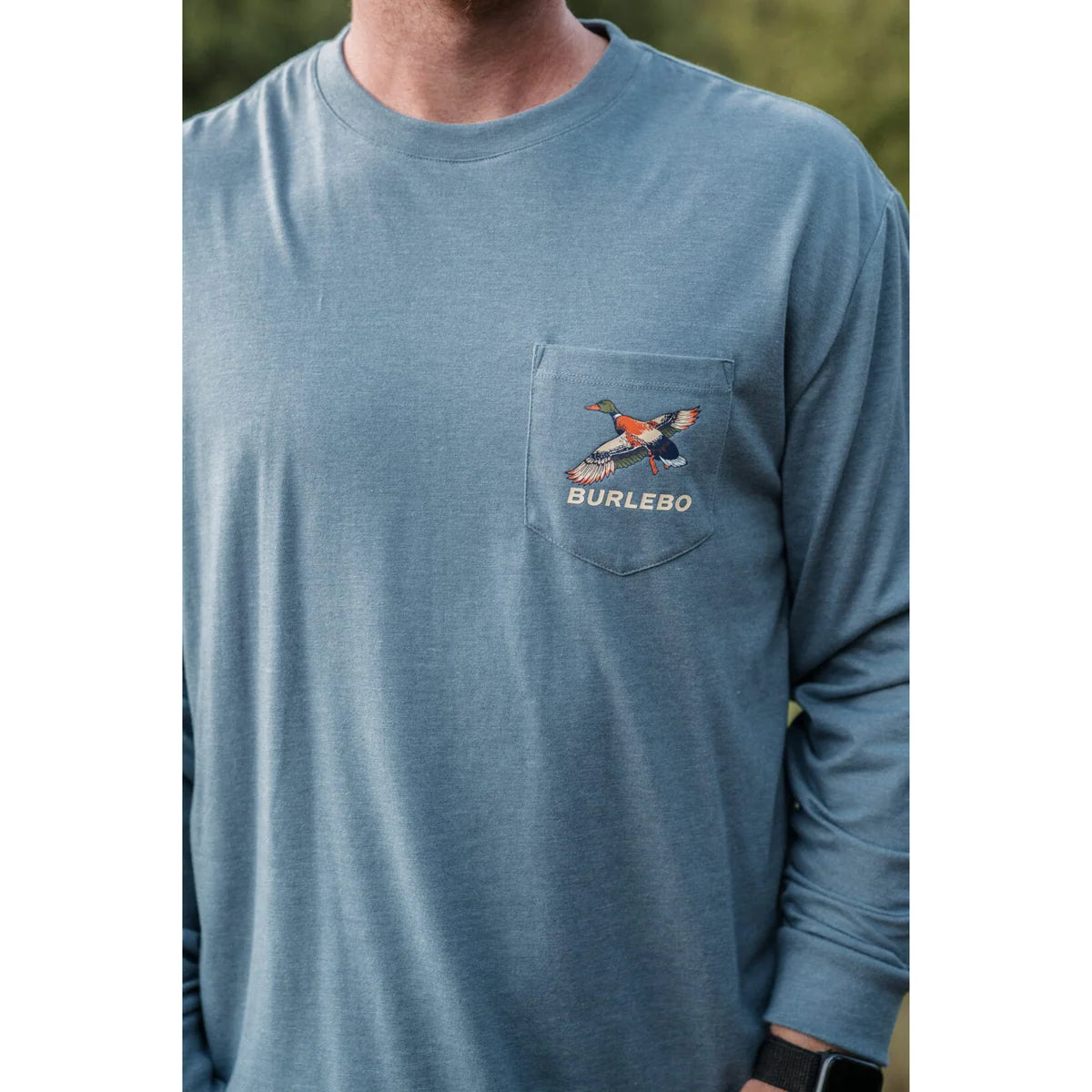 Burlebo Suns Up Birds Down Long Sleeve Tee