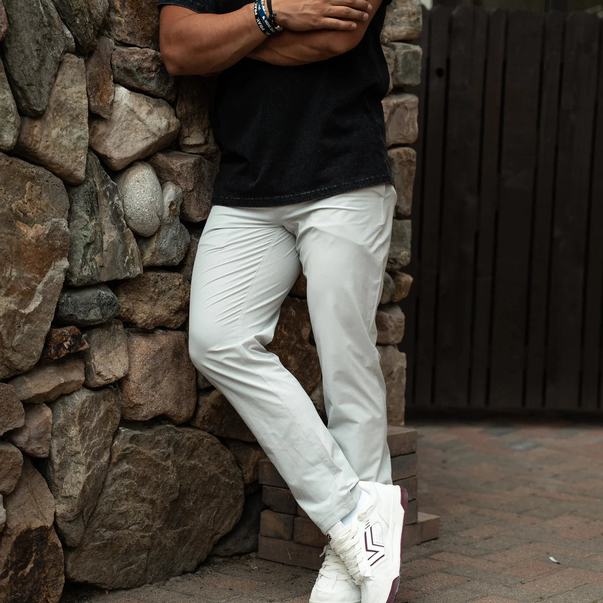 Burlebo Performance Pants - Stone Gray