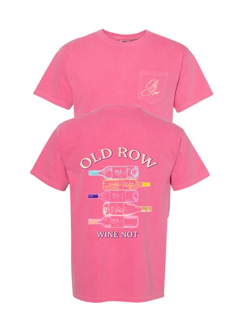 Old Row Pocket Tee Wine Not
