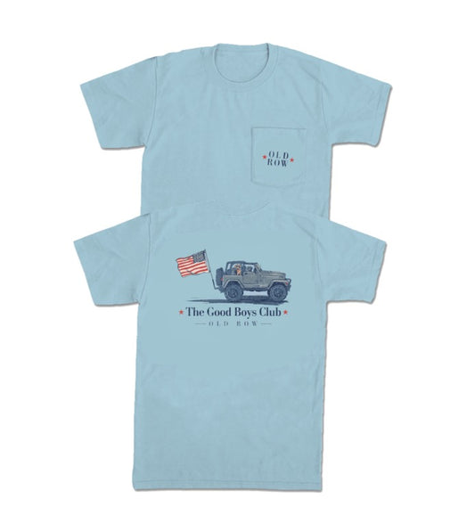 Old Row GBC Jeep USA Pocket Tee