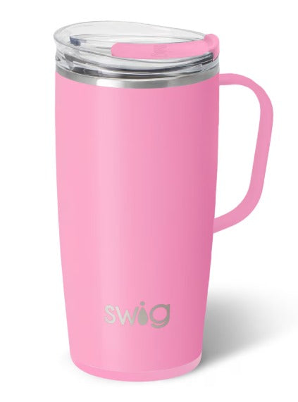 Swig 22oz Travel Mug- Shimmer Bubblegum