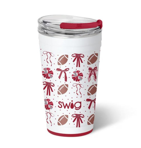 Swig We've Got Spirit 24oz Party Cup - Crimson