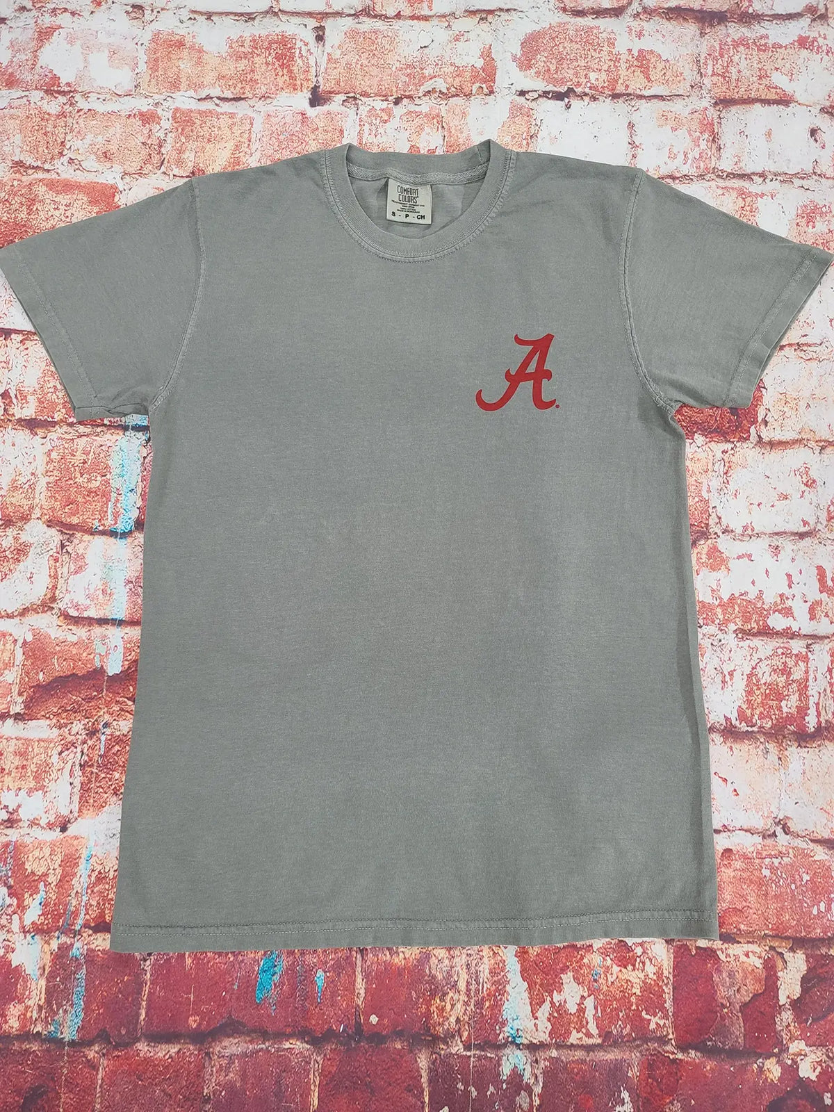 Speckle Bellies Alabama Stadium Tee - Gray