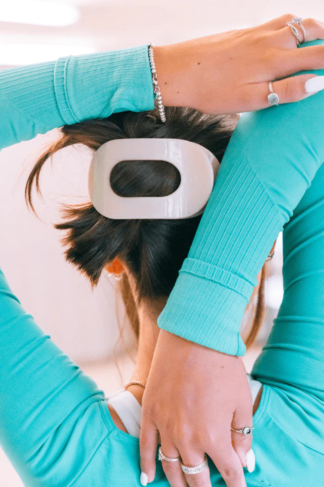 Teleties Large Round Flat Clip