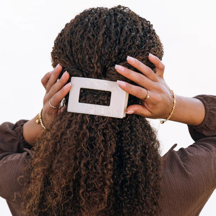 Teleties Medium Rectangle Flat Clip