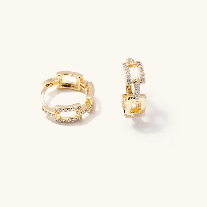 Nikki Smith Dion Chain Link Hoops