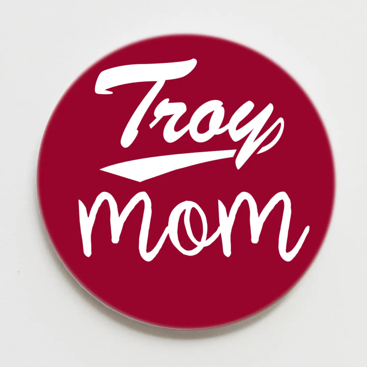 Troy Gameday Button - Troy Mom