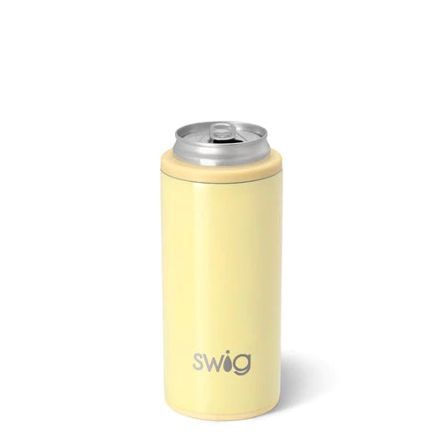 Swig 12oz Skinny Can Cooler - Shimmer Buttercup