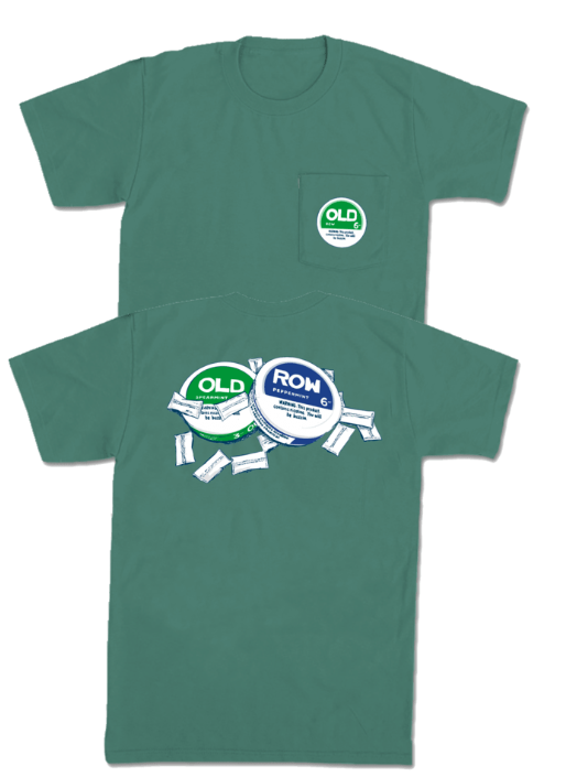 Old Row Buzzin' Pocket Tee- Green