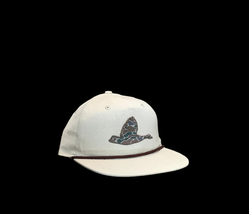 Speckle Bellies Camo Goose Hat - Cream