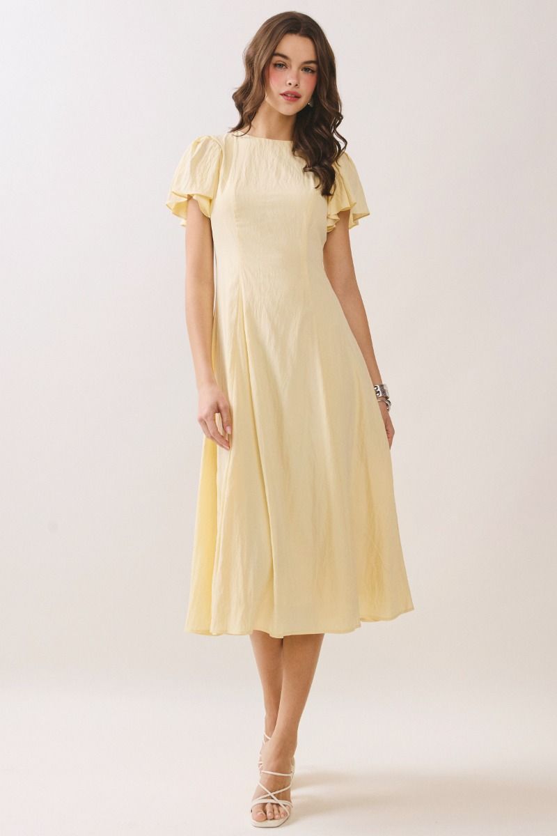 Sweetest of the Sunflowers Midi Dress