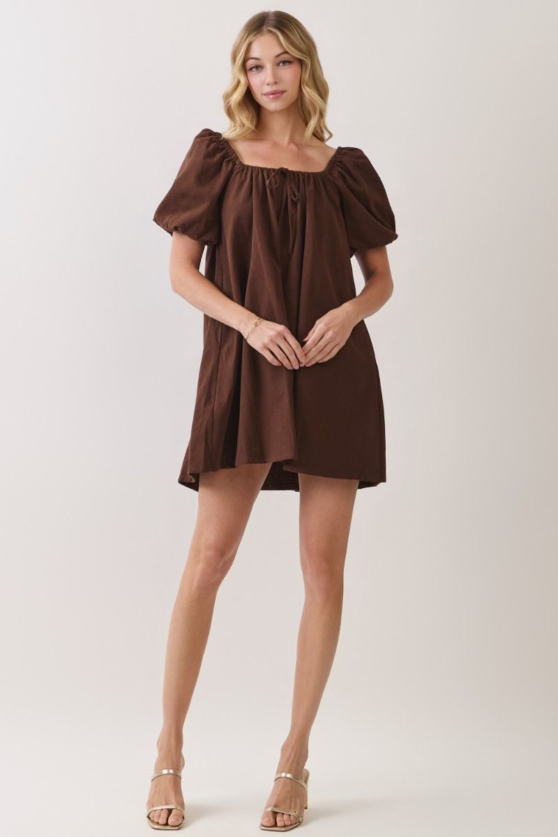 Lunch Date Dress - Chocolate