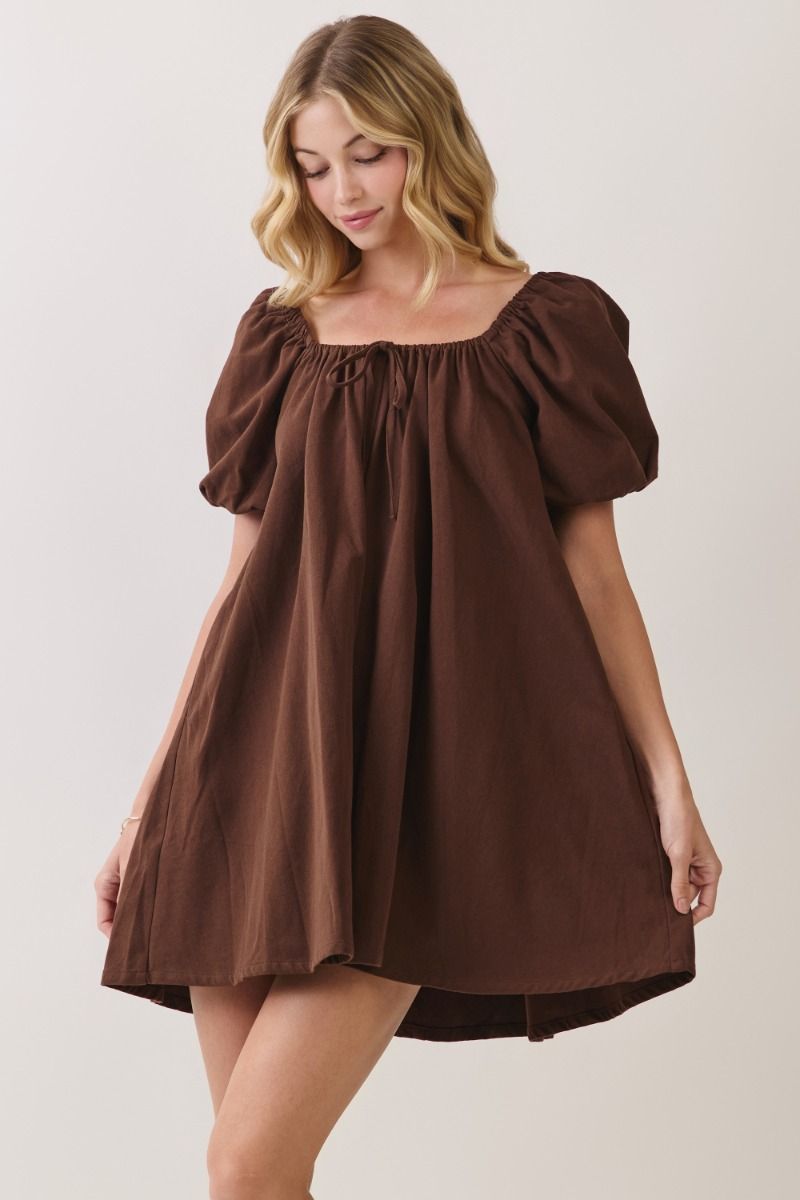 Lunch Date Dress - Chocolate