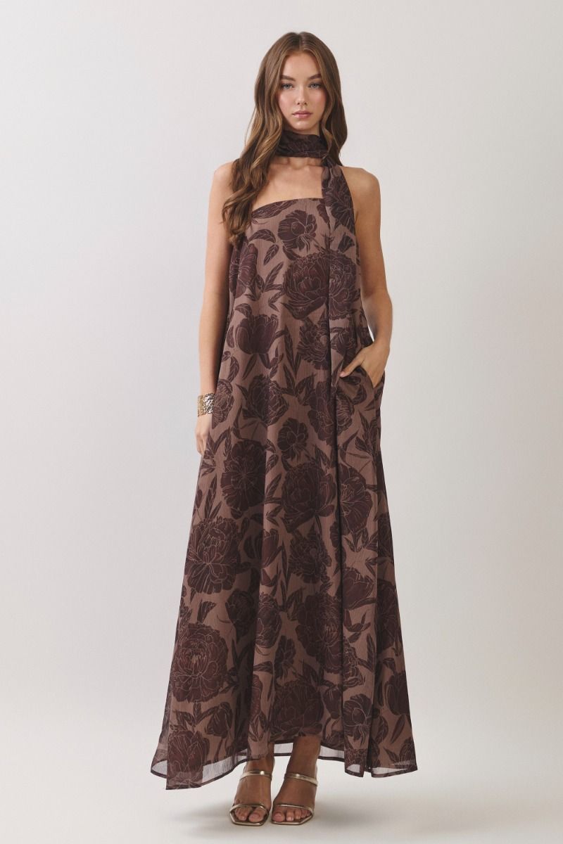 Witnessing a Moment Dress - Chocolate