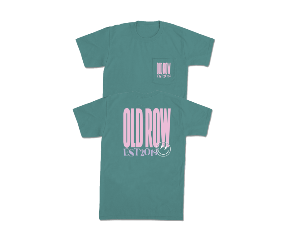 Old Row Chicks Pocket Tee - Emerald