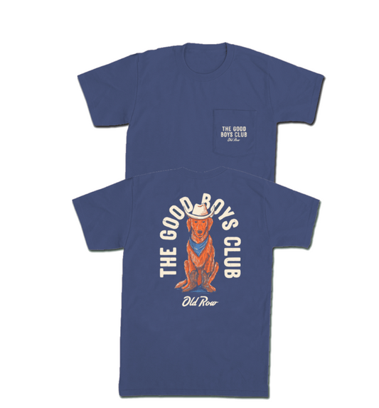 Old Row Cowboy Retriever Pocket Tee