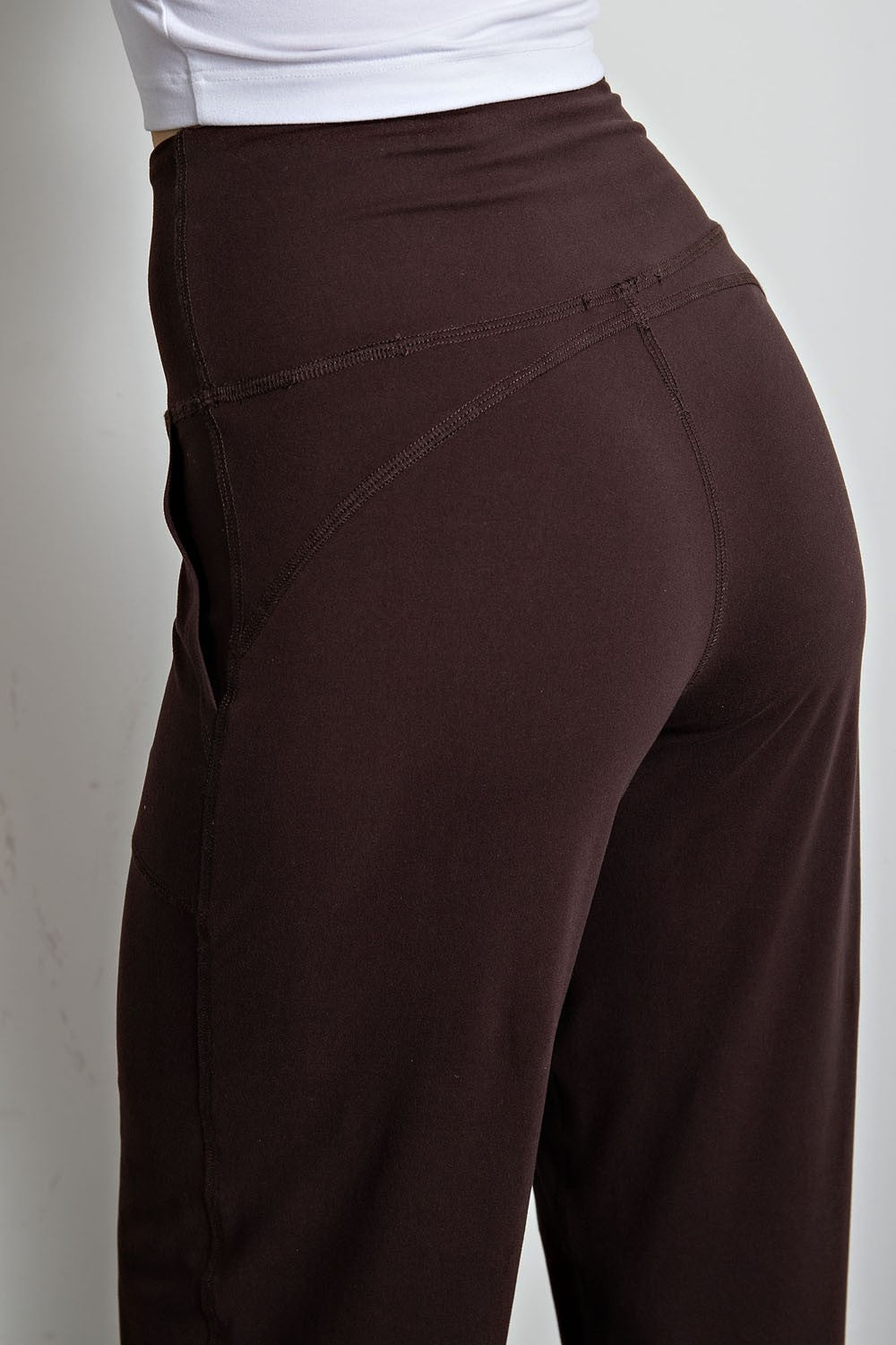 Running Errands Yoga Pants - French Press