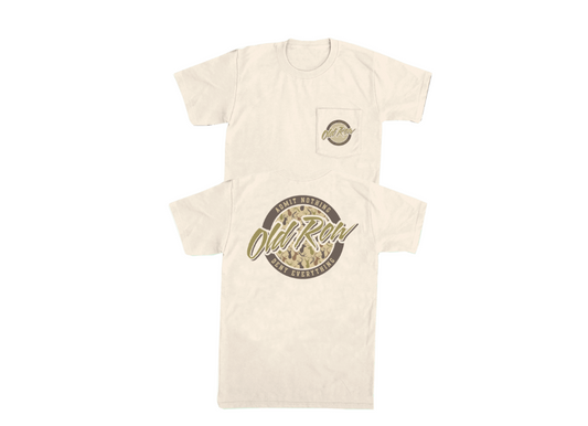 Old Row Circle Logo Tee - Deer Camo
