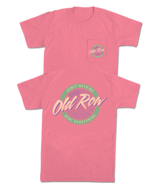 Old Row Circle Logo Pocket Tee - Watermelon